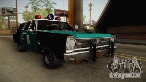 Plymouth Belvedere Station Wagon 1965 NYPD pour GTA San Andreas