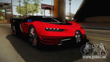 Bugatti Vision GT pour GTA San Andreas