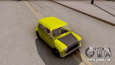 Mini Cooper 1300 Mr Bean für GTA San Andreas