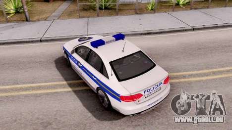 Audi S4 Croatian Police Car pour GTA San Andreas