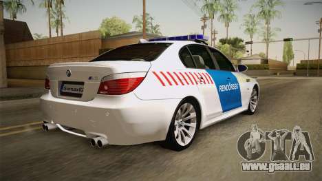 BMW M5 E60 Hungary Police pour GTA San Andreas
