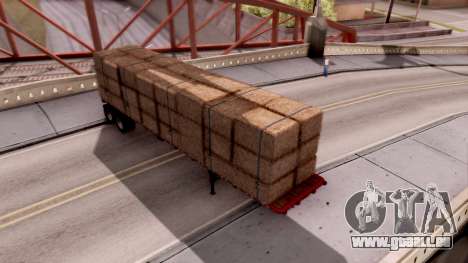 FlatBed Trailer From American Truck Simulator pour GTA San Andreas