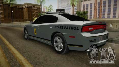 Dodge Charger 2012 Iowa State Patrol für GTA San Andreas