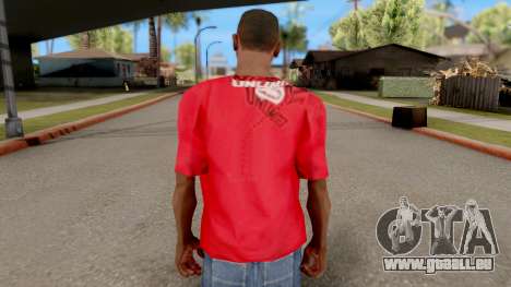 Ecko Unltd T-Shirt Red für GTA San Andreas