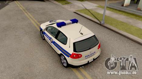 Volkswagen Golf V Croatian Police Car für GTA San Andreas