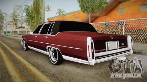 Cadillac Fleetwood Brougham Low Rider 1980 pour GTA San Andreas