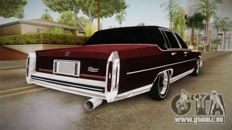 Cadillac Fleetwood Brougham Low Rider 1980 pour GTA San Andreas