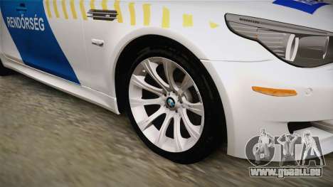 BMW M5 E60 Hungary Police für GTA San Andreas