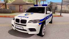 BMW X5 croate Voiture de Police белый pour GTA San Andreas
