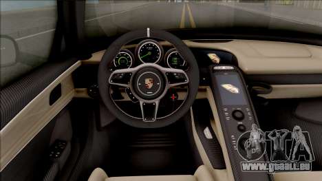Porsche 918 Spyder 2013 pour GTA San Andreas