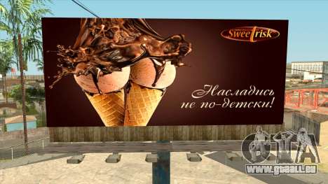 Kreative Werbung für GTA San Andreas