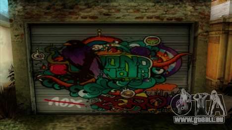 Graffiti sur le garage pour GTA San Andreas