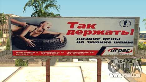 Kreative Werbung für GTA San Andreas