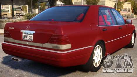 Mercedes-Benz S600L W140 pour GTA 4