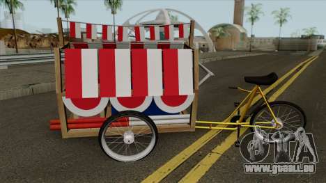 Indonesian Flag Seller Cart für GTA San Andreas