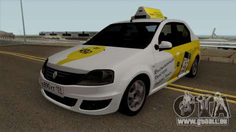 Renault Logan Yandex Taxi für GTA San Andreas
