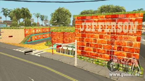 Jefferson Motel dans des couleurs vives et chaud pour GTA San Andreas