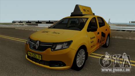 Renault Logan 2017 Yandex Taxi für GTA San Andreas