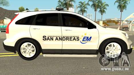 Honda CRV Emergency Management 2011 für GTA San Andreas