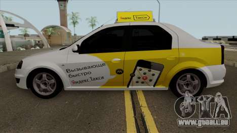 Renault Logan Yandex Taxi für GTA San Andreas