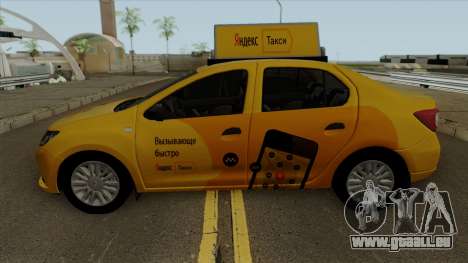 Renault Logan 2017 Yandex Taxi pour GTA San Andreas