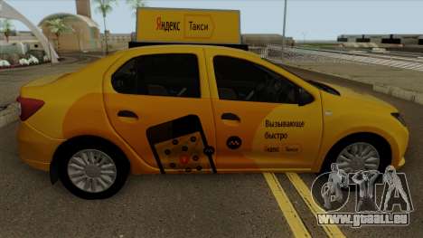 Renault Logan 2017 Yandex Taxi für GTA San Andreas