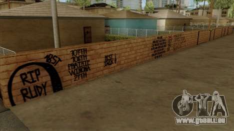 Graffiti dans le Quartier de Idlewood pour GTA San Andreas