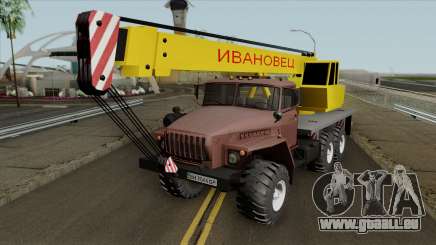 Ural-4320-LKW-Kran Ivanovets für GTA San Andreas