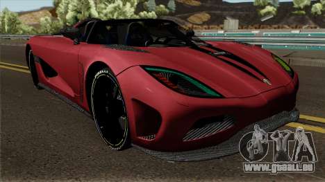 Koenigsegg Agera für GTA San Andreas