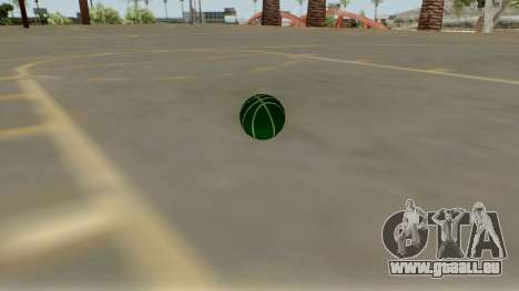 Green Basketball Ball by Vexillum für GTA San Andreas