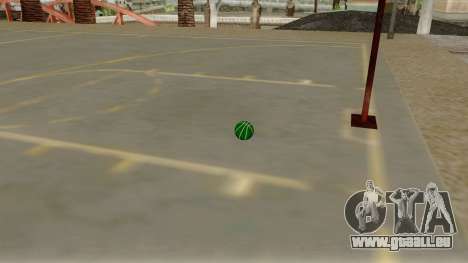 Green Basketball Ball by Vexillum für GTA San Andreas