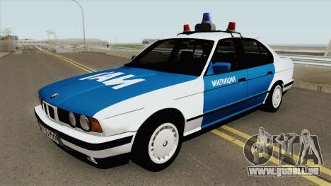 BMW 525i (E34) Police 1991 pour GTA San Andreas