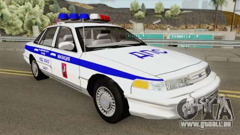 Ford Crown Victoria (Moscow Police) 1997 pour GTA San Andreas