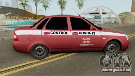 Lada Priora (COVID-19 Control) für GTA San Andreas