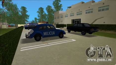 Volkswagen Beetle SFR Yugoslav Milicija (police) für GTA Vice City