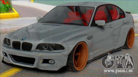 BMW E46 Sedan WideBody für GTA San Andreas
