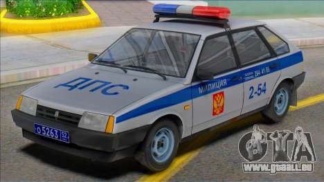 Vaz-2109 Police DPS 2002 pour GTA San Andreas