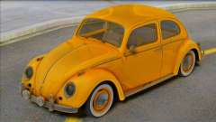 Volkswagen Beetle 1966 Yellow für GTA San Andreas