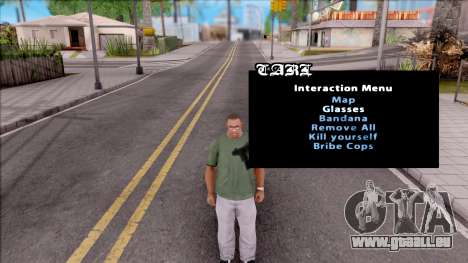 GTA Online Interaction Menu pour GTA San Andreas