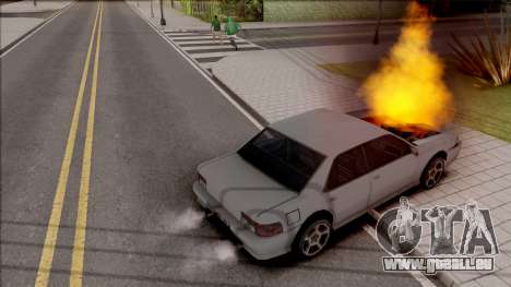 Peds Afraid of the Burning Car für GTA San Andreas