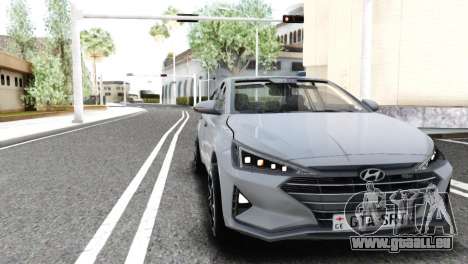 Hyundai Elantra Exclusive 2019 pour GTA San Andreas