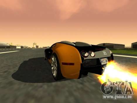 Bugatti Veyron 16.4 Schwarzgold Carbon [beta] für GTA San Andreas