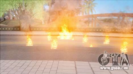 Realistic Fire Mod pour GTA San Andreas