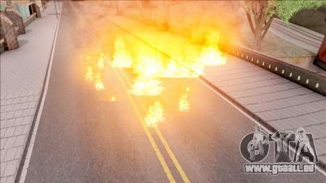 Realistic Fire Mod pour GTA San Andreas