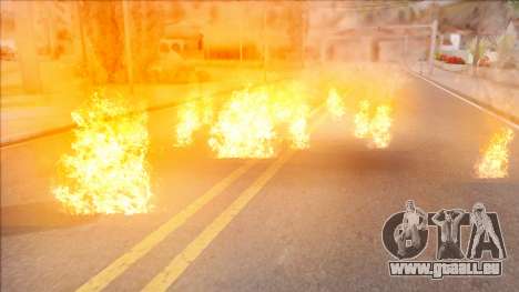 Realistic Fire Mod pour GTA San Andreas