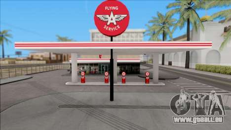 Flying A Gas Station pour GTA San Andreas