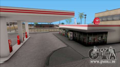 Flying A Gas Station für GTA San Andreas