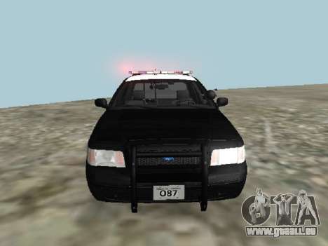 Ford CrownPolicia Federal de Caminos MX pour GTA San Andreas