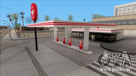 Flying A Gas Station für GTA San Andreas