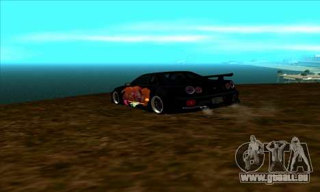 Nissan Skyline GT-R R34 - Tet (No Game No Life) pour GTA San Andreas